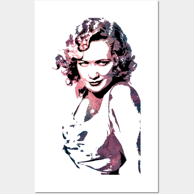 Miriam Hopkins: Starlight Starlets Wall Art by asimplefool